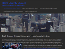 Tablet Screenshot of homesecuritychicago.us